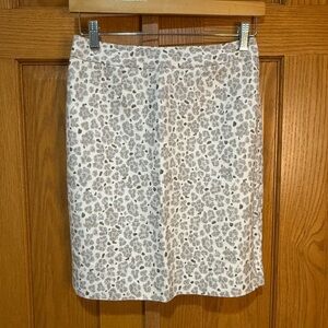 Loft Printed Skirt Size 00P
